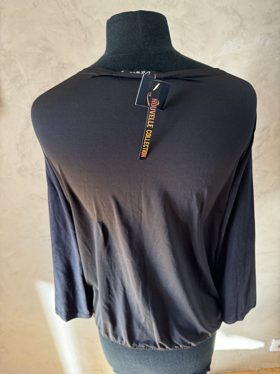 Camicette: Blouse Noire Taille L mel – Nuovo e nell'imballaggio originale da Veyrier venduto da kimedovapa 1