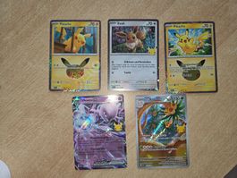 Pokemon celebration 30 th 5 cards ab 1