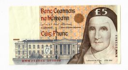 Banknote Irland, 5 Pounds, 1998