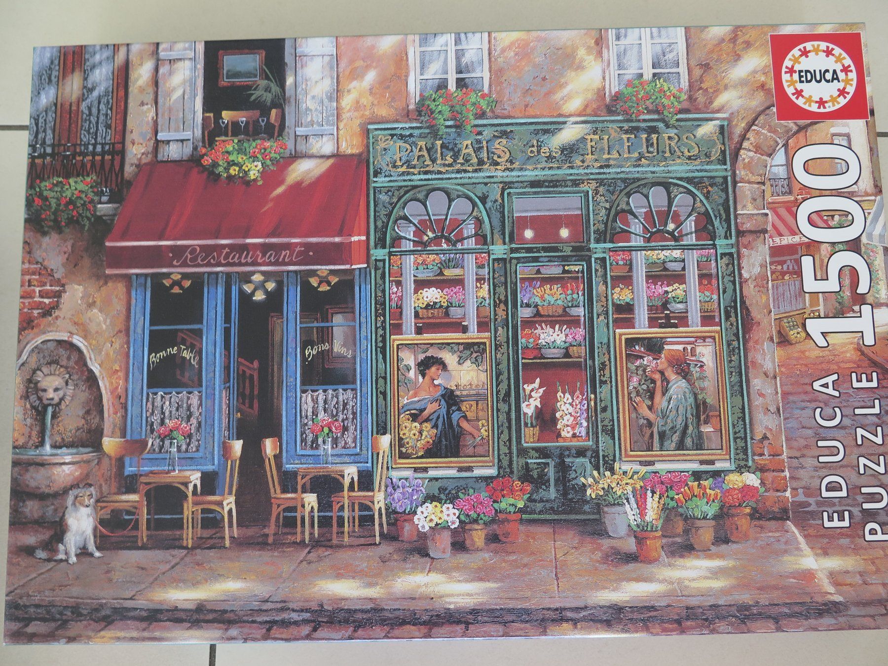 Educa Puzzle: Puzzle Palais des Fleurs, Educa, 1500 Teile – Usato da Zug venduto da Vesi8