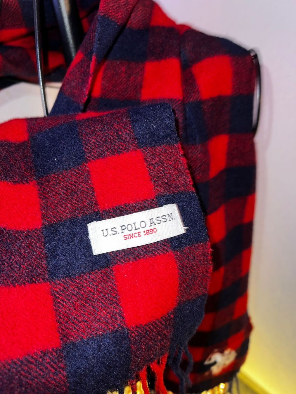 Foulard & Sciarpe: U.S. Polo Assn. Schal kariert rot/blau – Usato da Winterthur venduto da Dejv 3