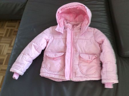 Winterjacke rosa