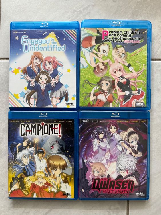 4 BlueRay Disc Animes Kaufen auf Ricardo