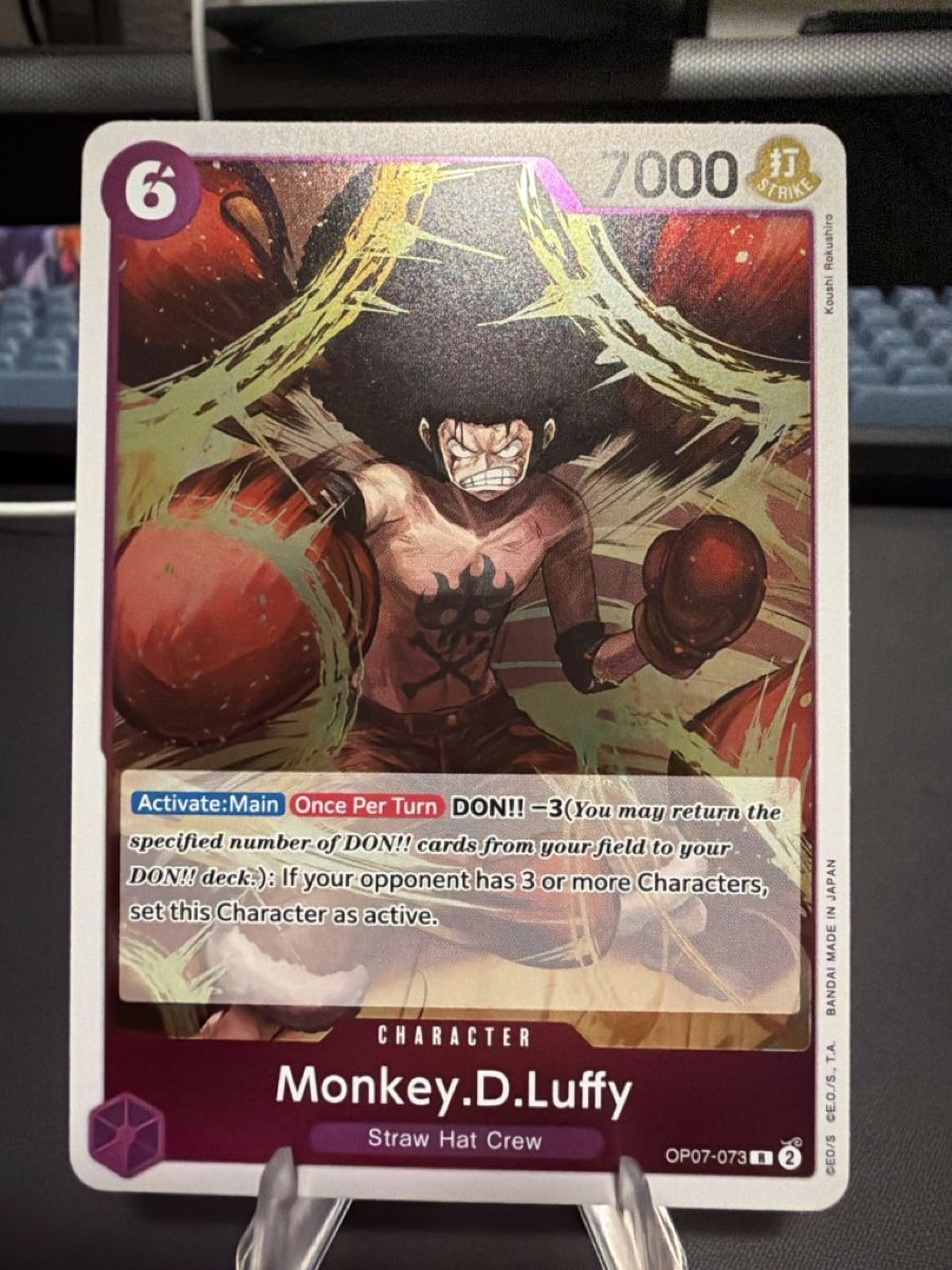 Bandai Carte collezionabili: One Piece Karte - Monkey D. Luffy - afro luffy – Nuovo (secondo la descrizione) da Kriens venduto da Ajiani