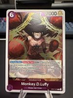 One Piece Karte - Monkey D. Luffy - afro luffy