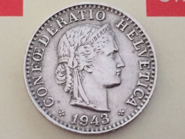 Tutti le monete: 20 Rappen 1943 -vz – Usato da Elsau venduto da herbybay