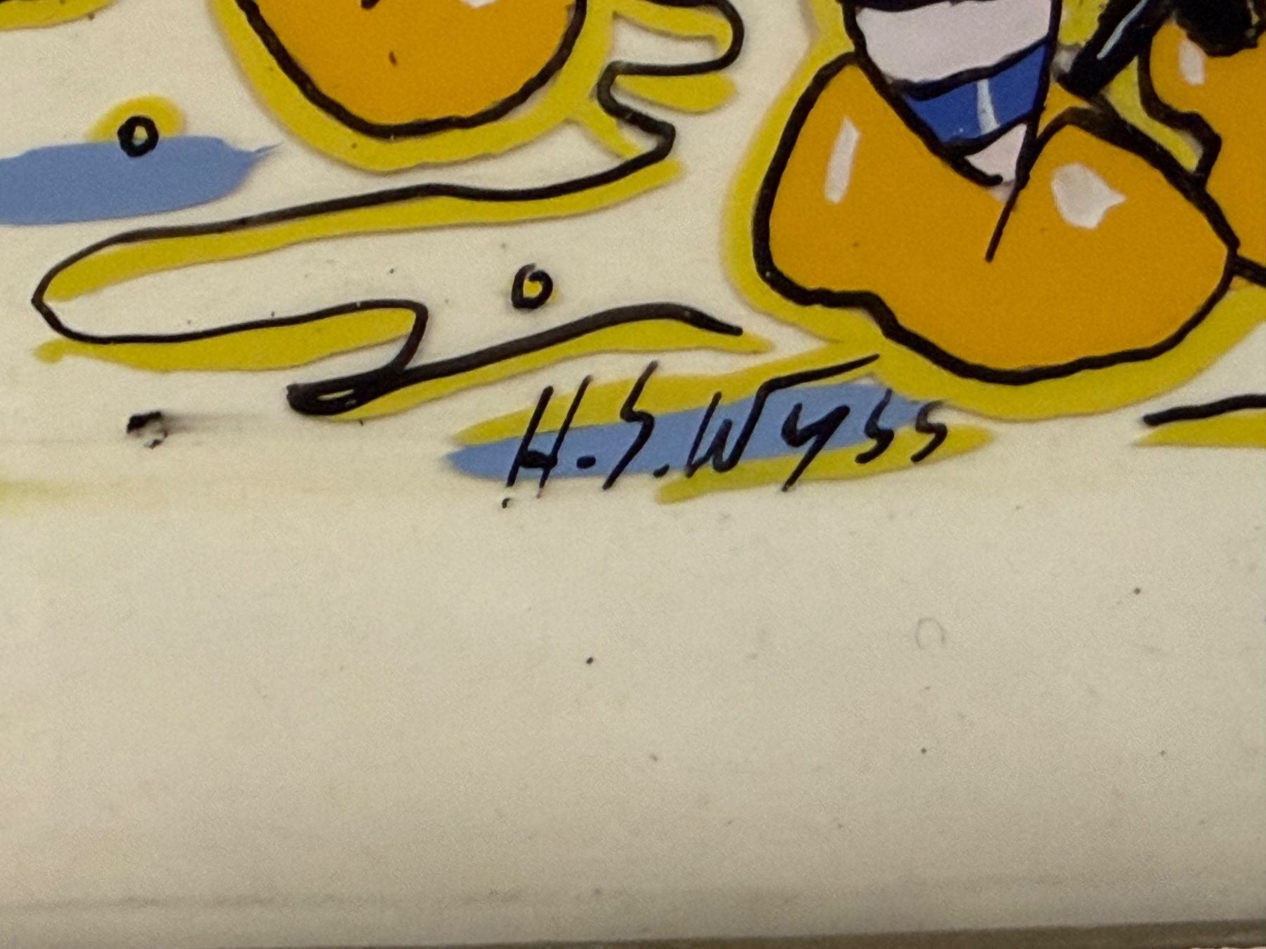 Dipinti: H. S. WYSS Original Gemälde – Usato da Basel venduto da PAUL_ART 5