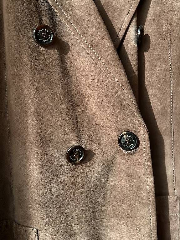 Brunello Cucinelli Giacche: Veste en daim Brunello Cucinello – Usato da Epalinges venduto da mar_vjq5 3