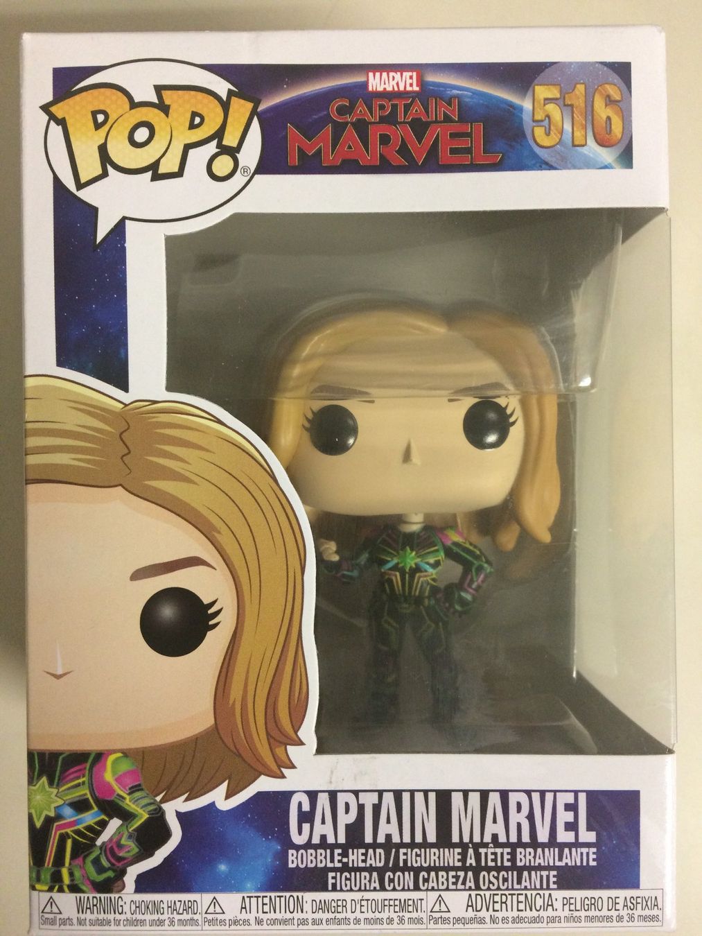 Funko Statuette: FUNKO POP! MARVEL 516 CAPTAIN MARVEL BOBBLE-HEAD new – Nuovo (secondo la descrizione) da Vezia venduto da Aquarius_Age 1