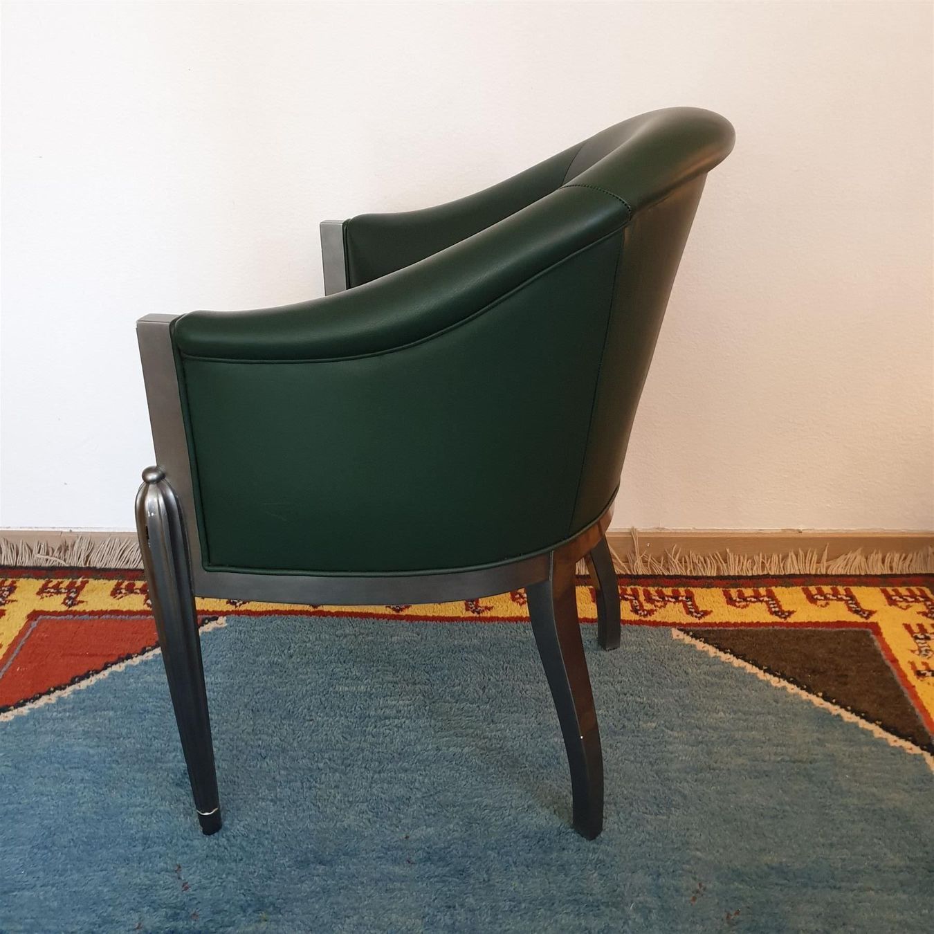 Poltrone: Designer Ledersessel grün – Usato da Zürich venduto da masterIT 5