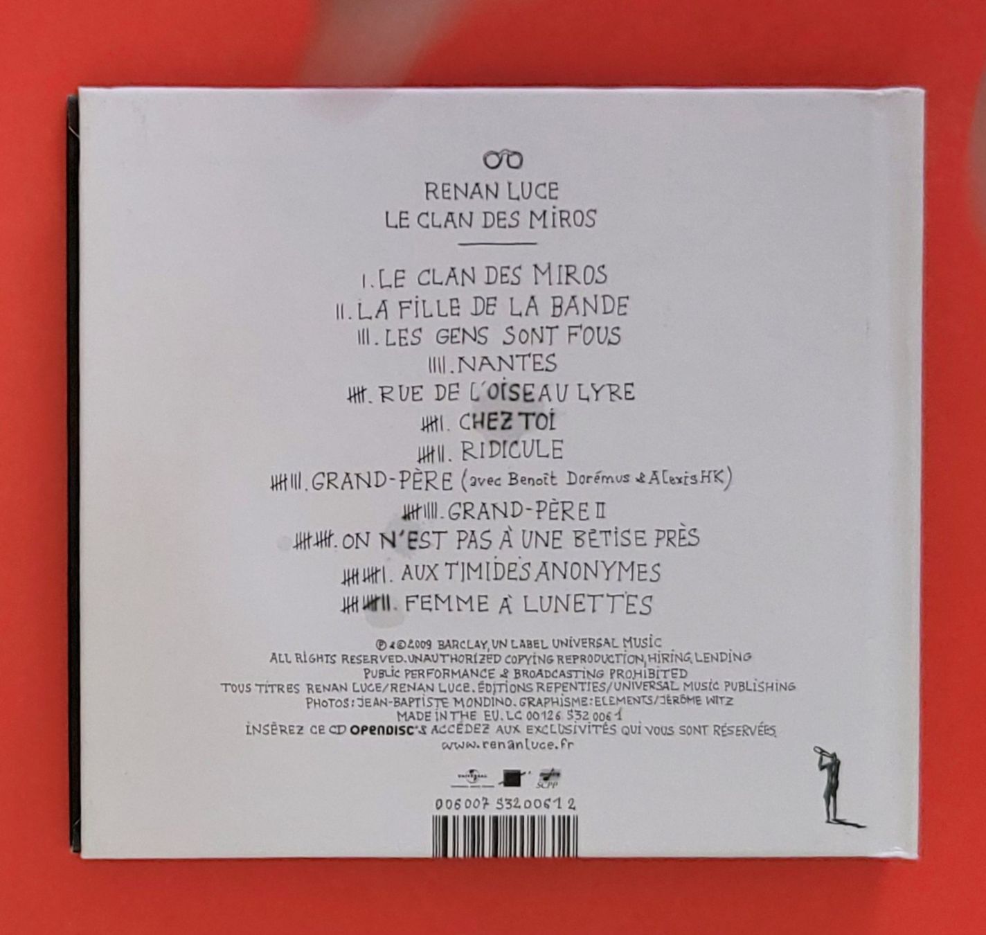 CD: CD - RENAN LUCE - Le clan des miros – Usato da Pully venduto da Stewoui 1