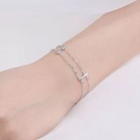 silber armkette (doppelkette)