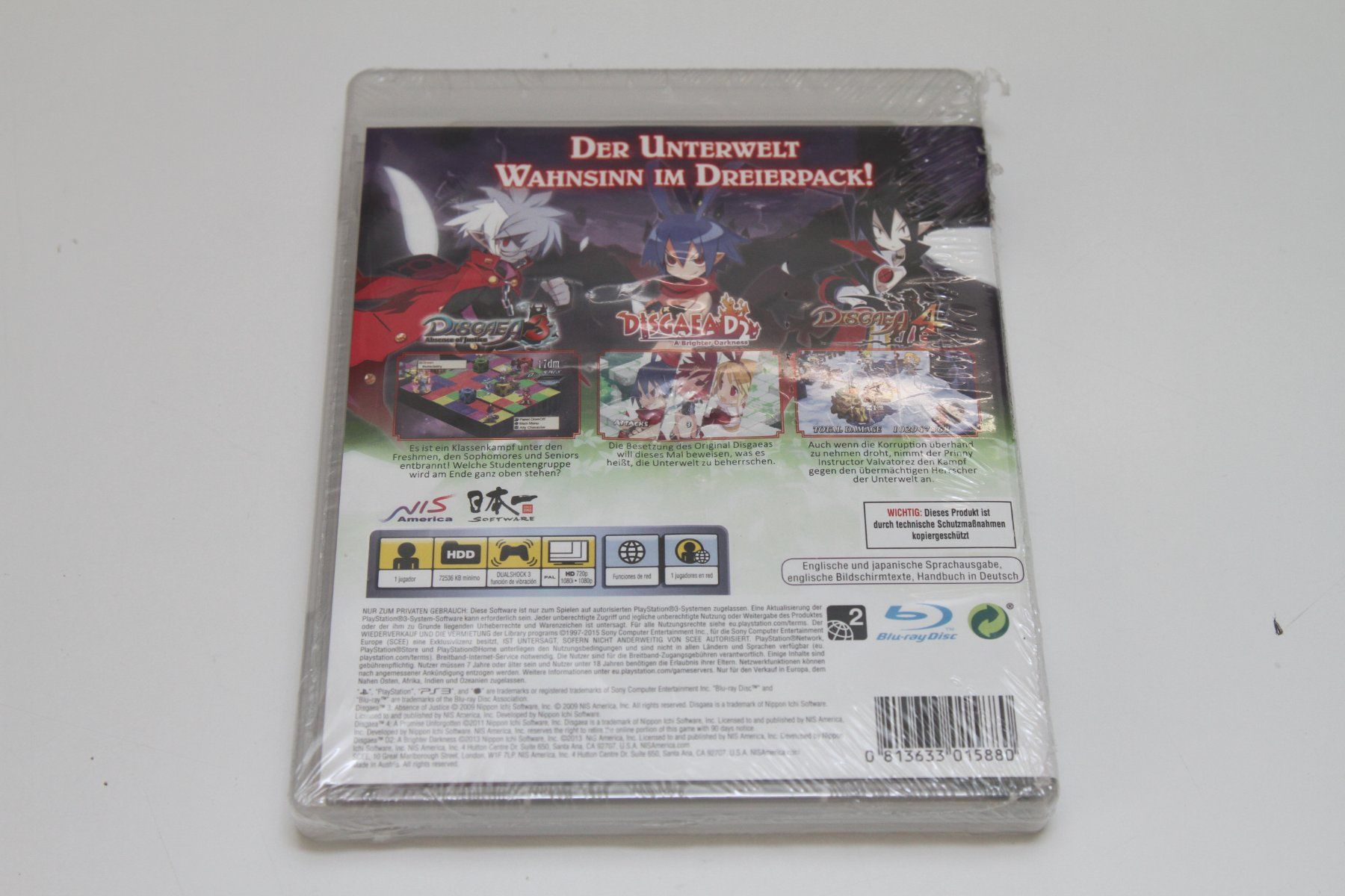 Sony Giochi: The Disgaea Triple Play Collection PS3 Sealed – Nuovo e nell'imballaggio originale da Basel venduto da camelot99 1