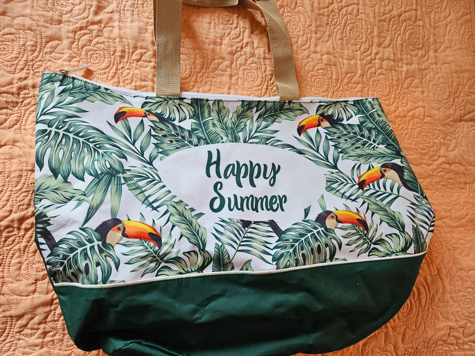Taschen für Damen: Trendige Themen-Tasche "Happy Summer" – Neu (gemäss Beschreibung) aus Thun von Shame