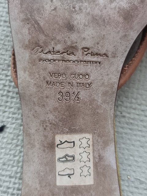 Scarpe da donna: Grüner Wildleder-Slipper mit Absatz, Gr 39.5 – Usato da Basel venduto da Mamaree 6
