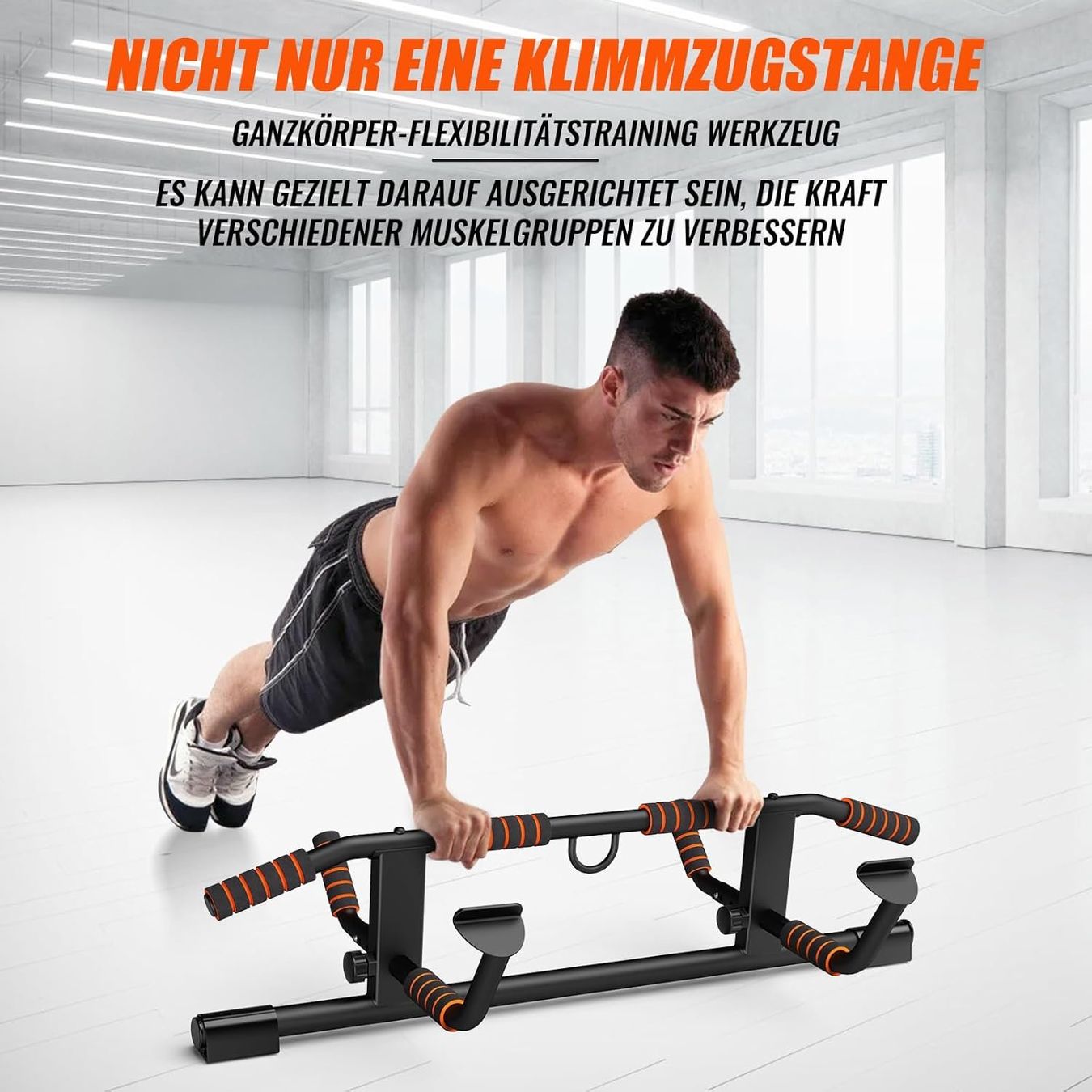 Hometrainer: Klimmzugstange Türrahmen Pull Up Bar mit Griffen Set – Nuovo e nell'imballaggio originale da Bremgarten b. Bern venduto da Meeegasales60 4