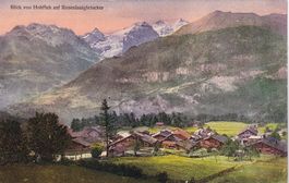 Blick von Hohfluh auf Rosenlauigletscher