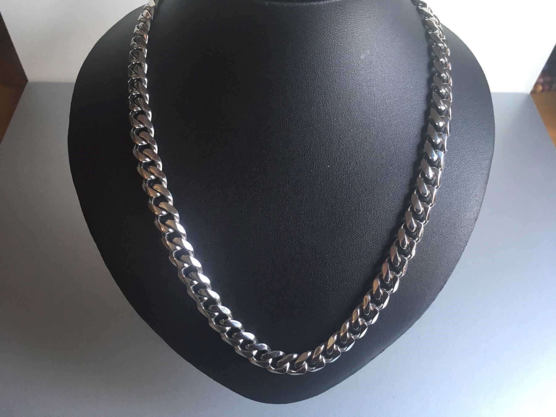 Catenine: Panzerkette aus Edelstahl 10mm – Nuovo e nell'imballaggio originale da Zürich venduto da MEVAS-Schmuck