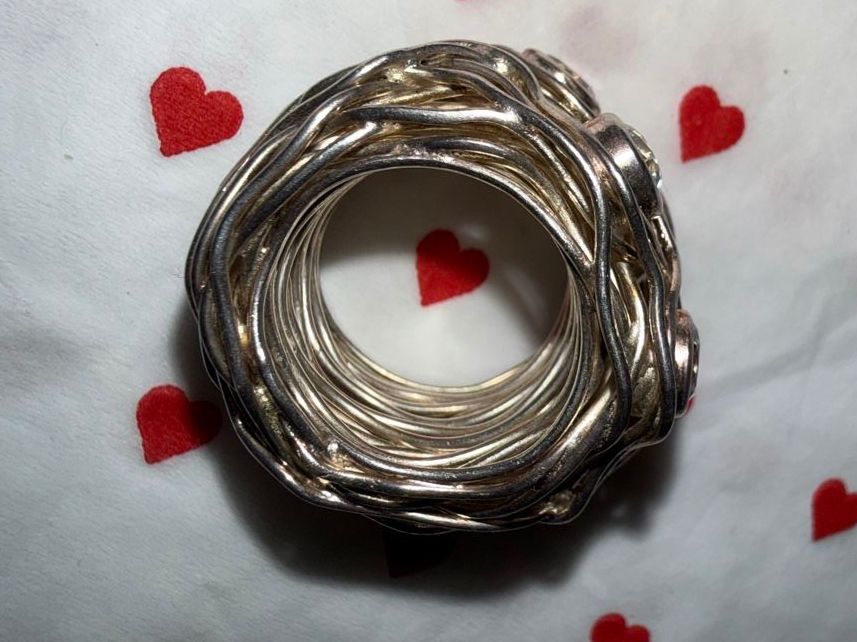 Anelli: Gigantischer 925 Silber Ring  Silber Fingerring – Usato da Goldach venduto da Messerguru 2