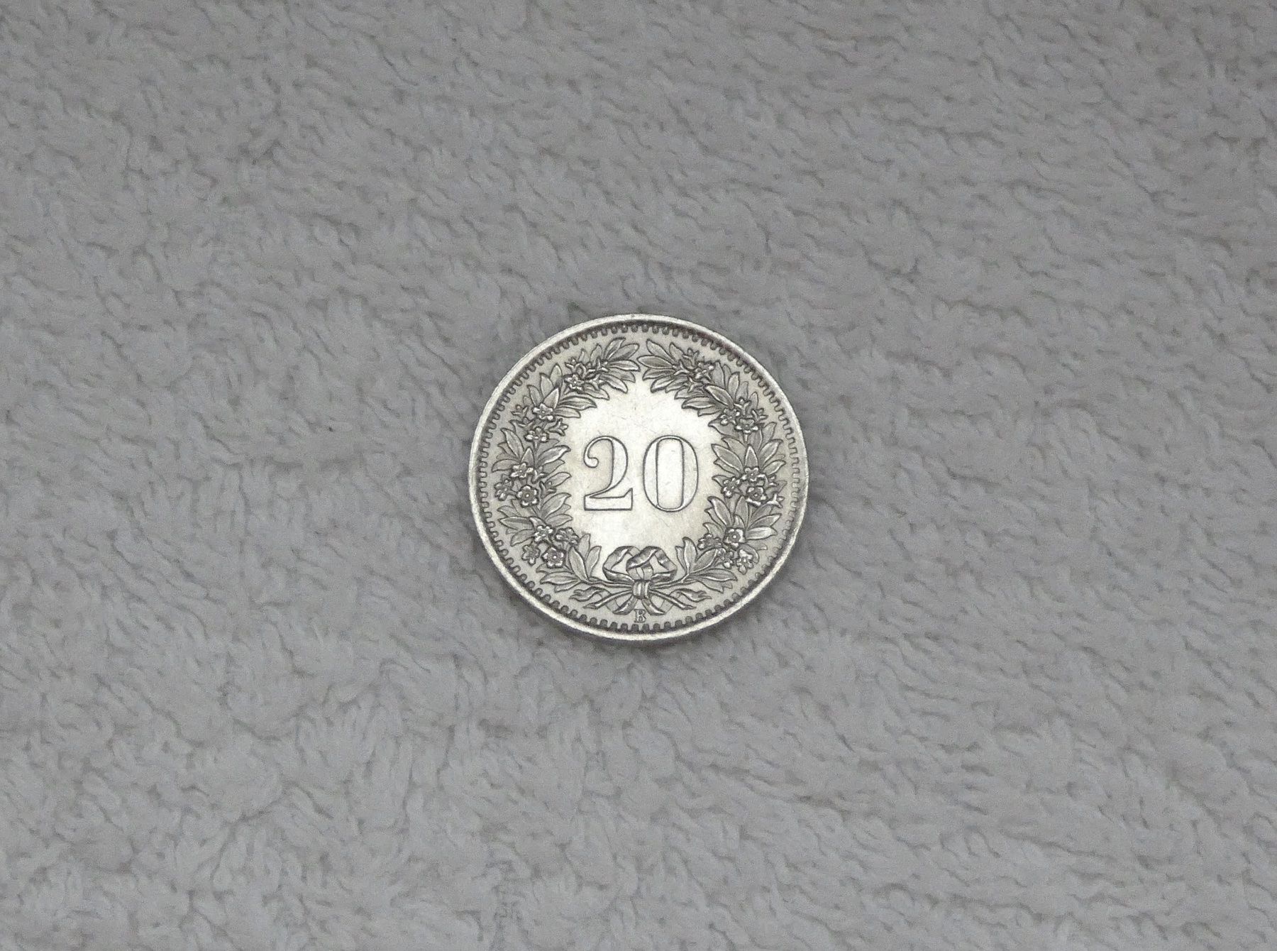 Alle Münzen: 20 centimes/rappen 1968 – Gebraucht aus Nyon von Ilmi09 1