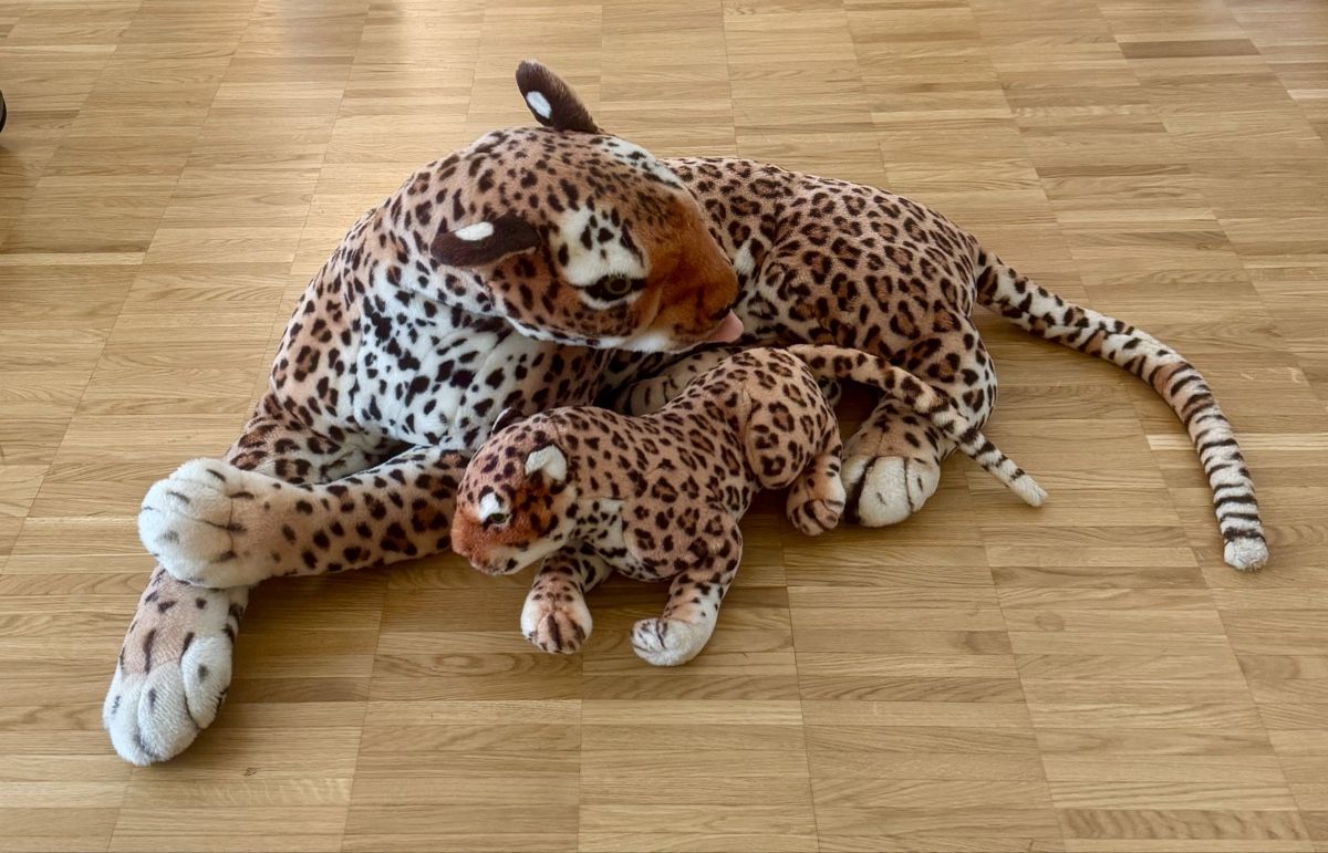 Giocattoli: XXL Leopard Mutter mit Baby – Usato da Schwerzenbach venduto da schwerzi70 3