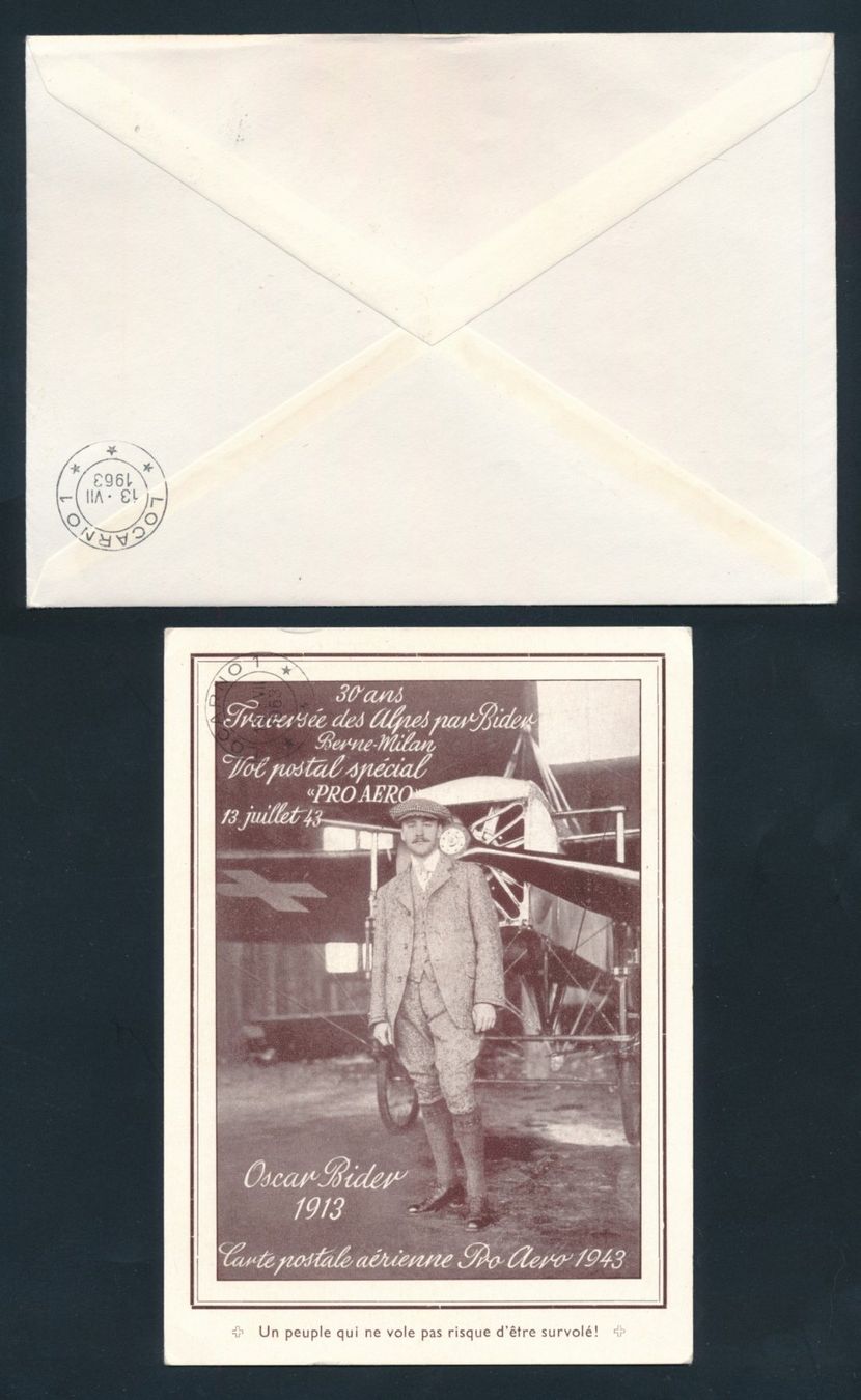 Tutti i francobolli: Flugpostbelege Pro Aero 1943 – Usato da Bonau venduto da Profila3 1