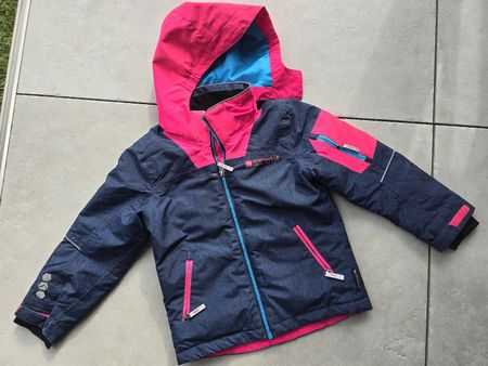 Skijacke Northville blau pink Grösse 116