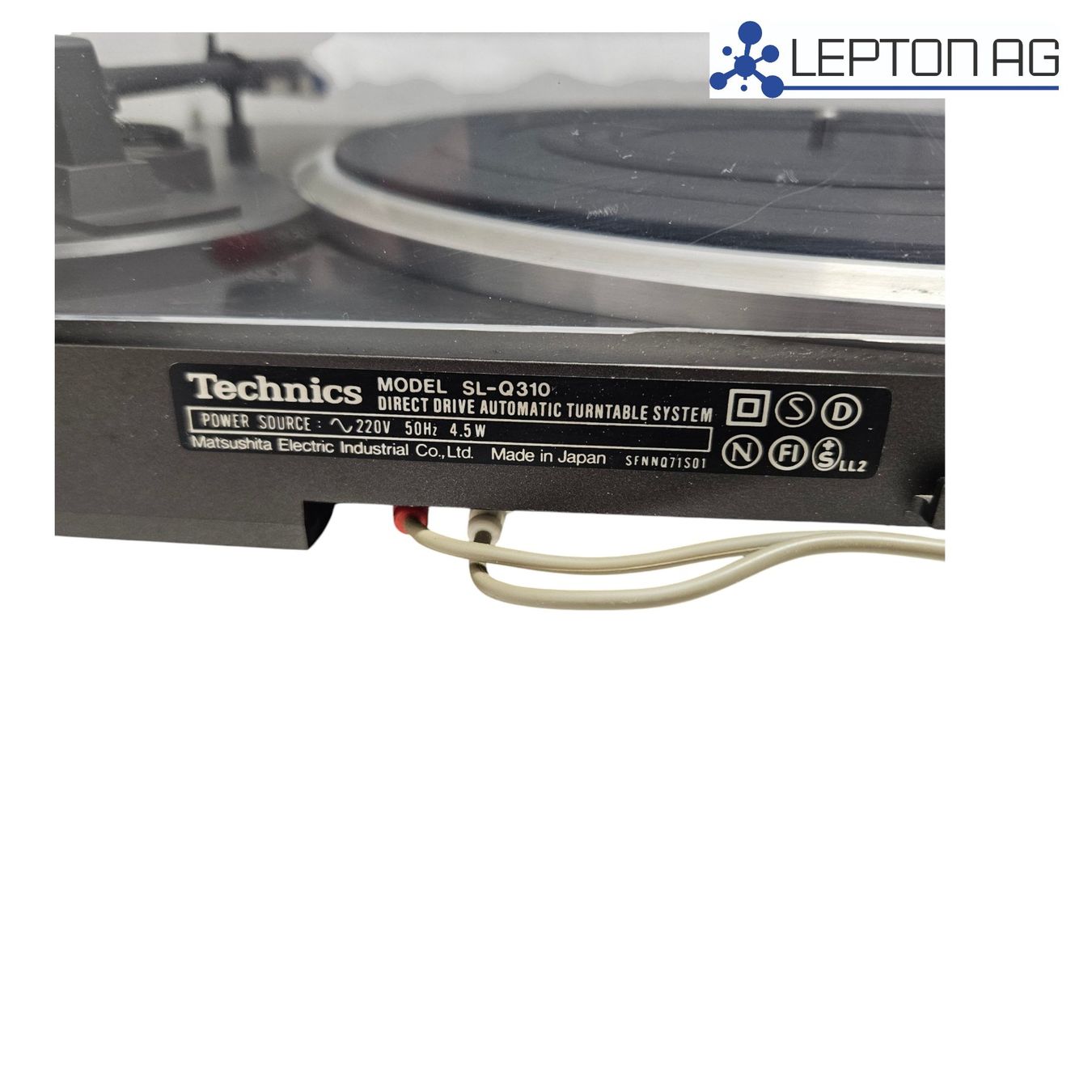 Technics Giradischi: Technics SL-Q310 Plattenspieler - läuft tip top! – Usato da Niederdorf venduto da LeptonAG 5