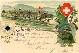 St. Gallen  SG  -   Eidg. Schützenfest       um  1 9 0 4