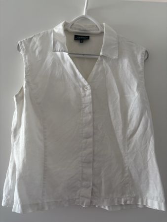 Damen Bluse Weiss Grösse M guter Zustand