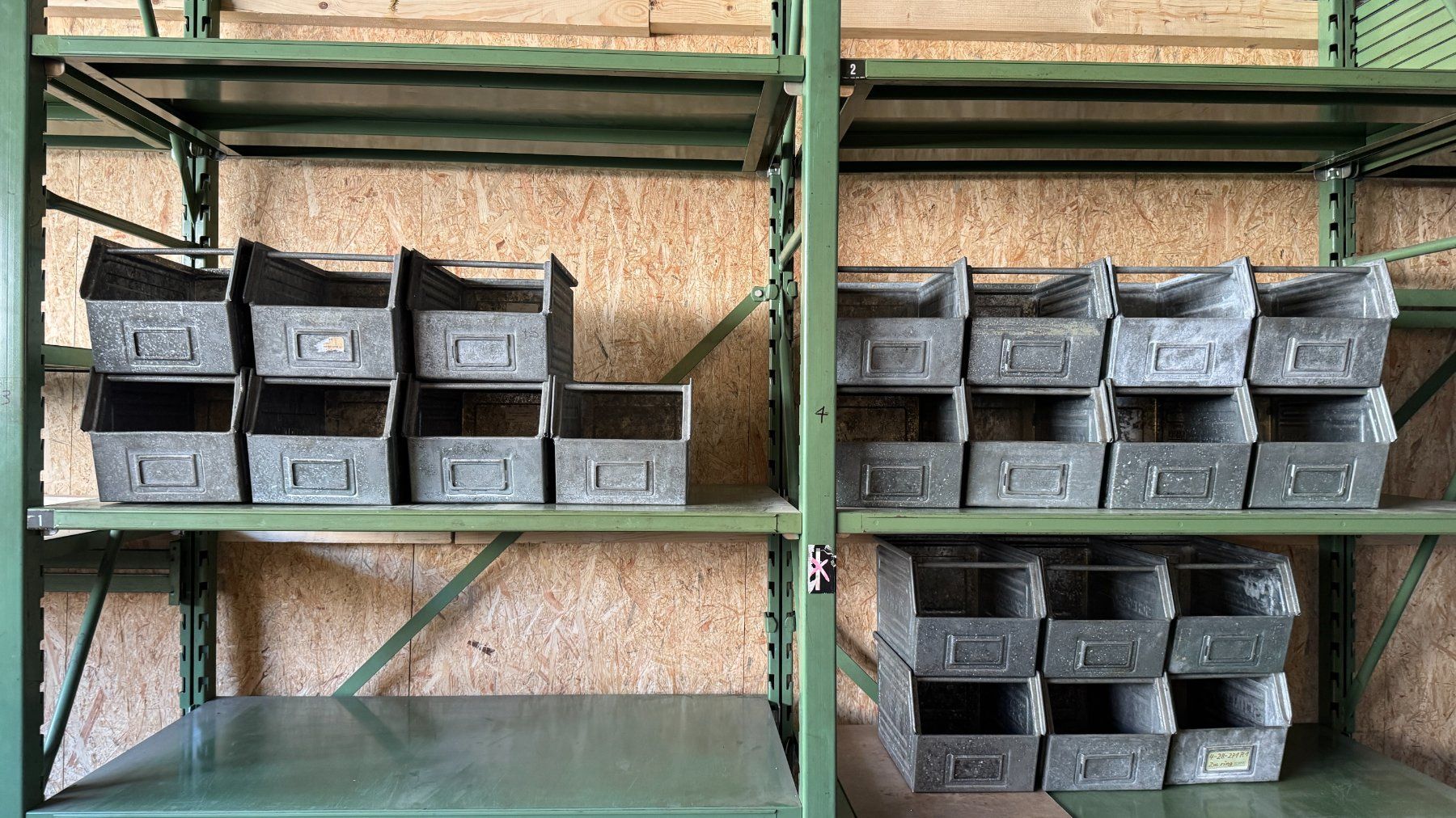 Casse di trasporto: Schäfer Sichtlagerbox, Metall, Vintage – Usato da Rheinfelden venduto da Enzo1953