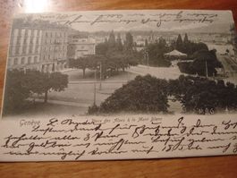 Geneve, Place des Alpes, 1903, o Geneve
