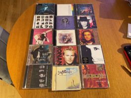 Diverse CD Sammlung - 15 Stk. - Pop, Rock, 80er, 90er