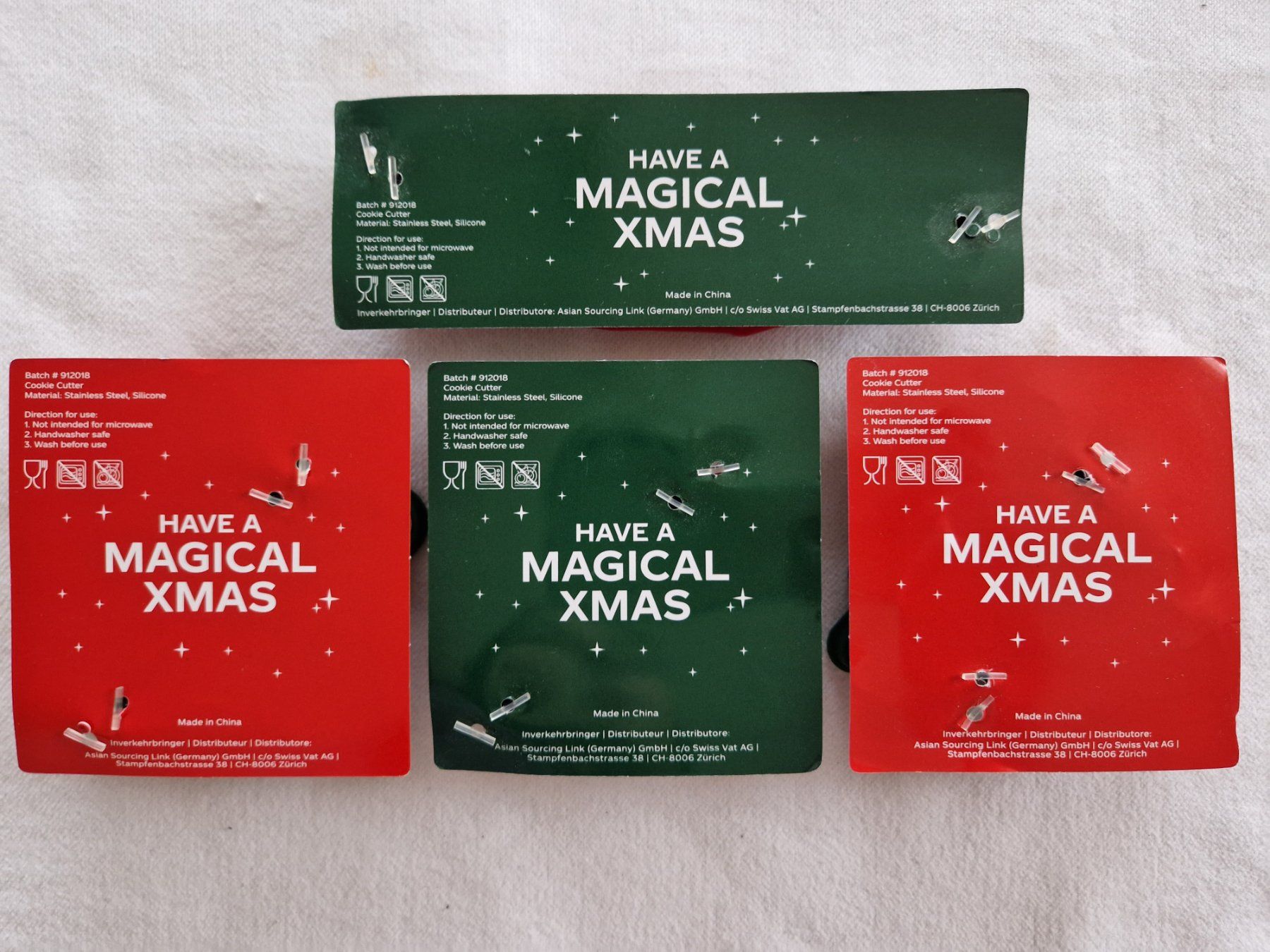 Teglie da forno: 4 Coca Cola Guetzli Ausstecher – Nuovo e nell'imballaggio originale da Rebstein venduto da Ajs_Toy_Palast_1 2