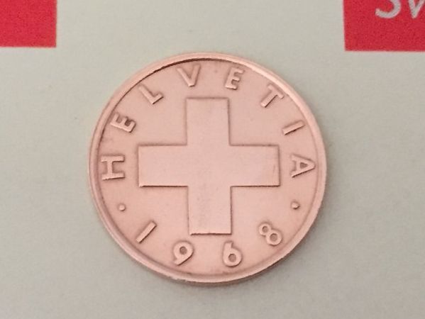 Tutti le monete: 1 Rappen 1968 vz – Usato da Elsau venduto da herbybay