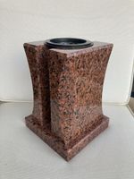 Premium-Granitvase mit Schutzeinsatz