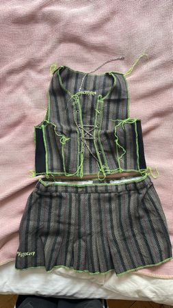 Two-Piece mit Ketten, Grösse S
