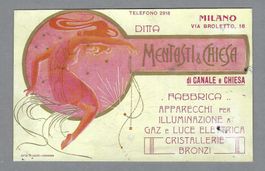 MILANO, MENTASTI & CHIESA, IMPIANTI LUCE ELETTRICA, *, RR