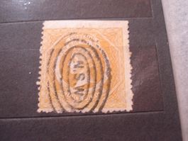 Alte Marke New South Wales, 8 Pence, gelb, o NSW