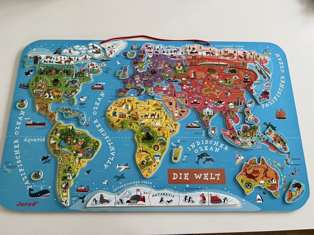 Magnetische Puzzles Für Kinder 3-5 Jahre – 3 Puzzles (20/25/30 Teile), Tiermotive, Reisespiel