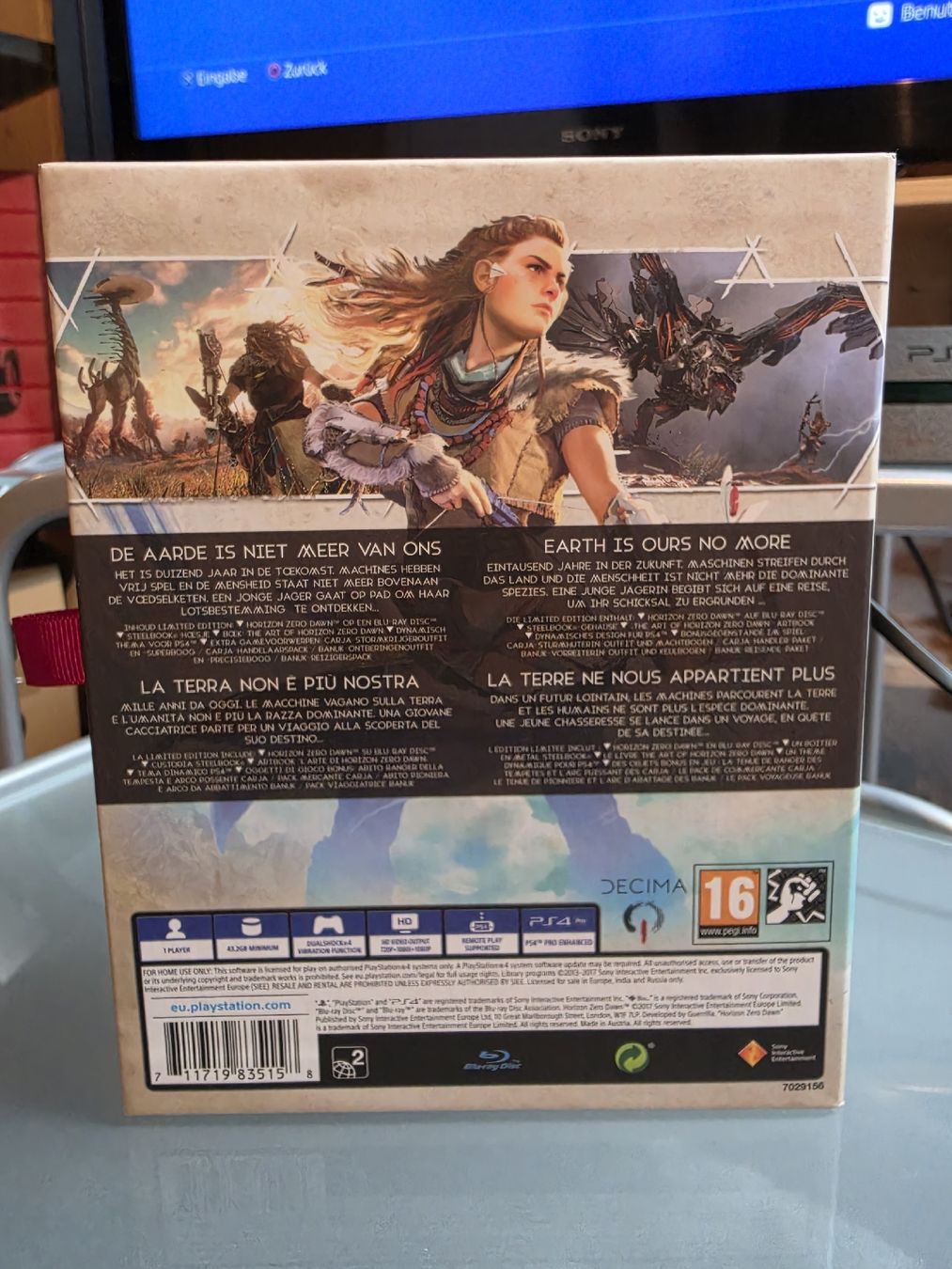 Sony Giochi: Horizon Zero Dawn Limited Edition PS4  – Usato da Wasen im Emmental venduto da dom96 1