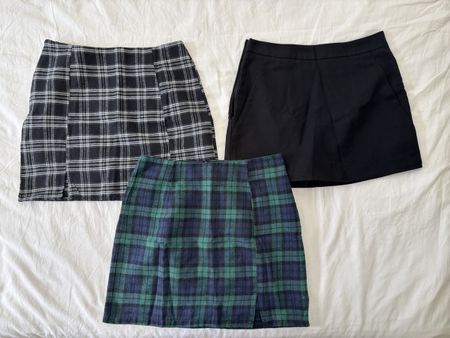 three cute mini skirts for autumn
