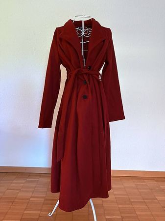 Langer Bordeaux - Roter Mantel ❤️