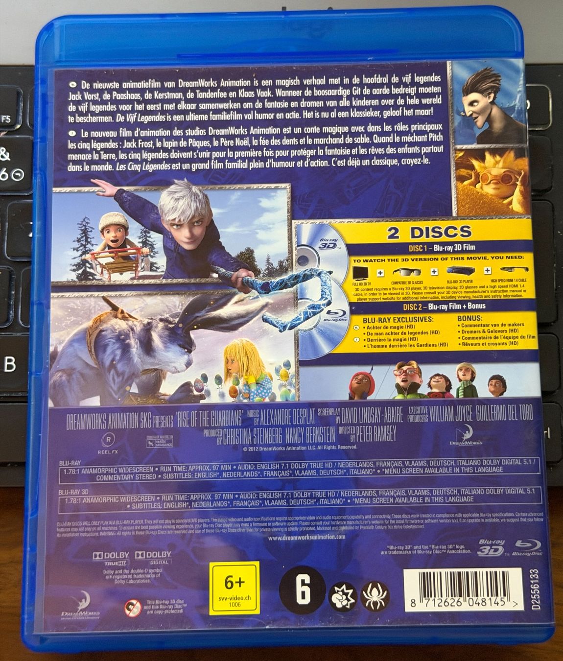 Alle DVDs: Les Cinq Légendes (2012) - Blu-ray 2D + 3D – Gebraucht aus Semsales von __Florian__ 2