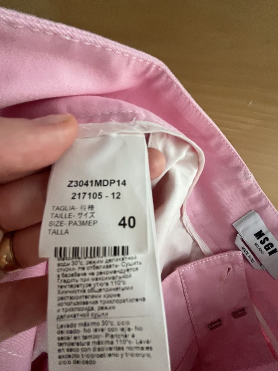 MSGM Pantaloni: MSGM Milano Hose Pink  – Nuovo (secondo la descrizione) da Brugg AG venduto da ine_sl8m 4