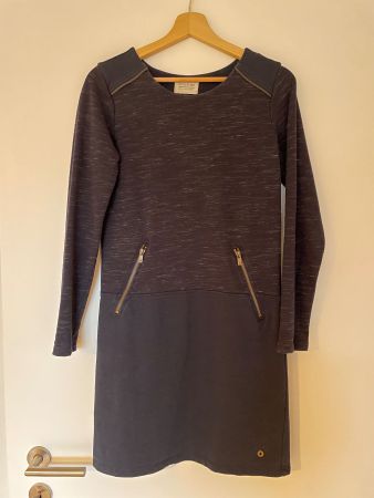 Langes Baumwollkleid von Revelation dunkelblau Grösse XS/S