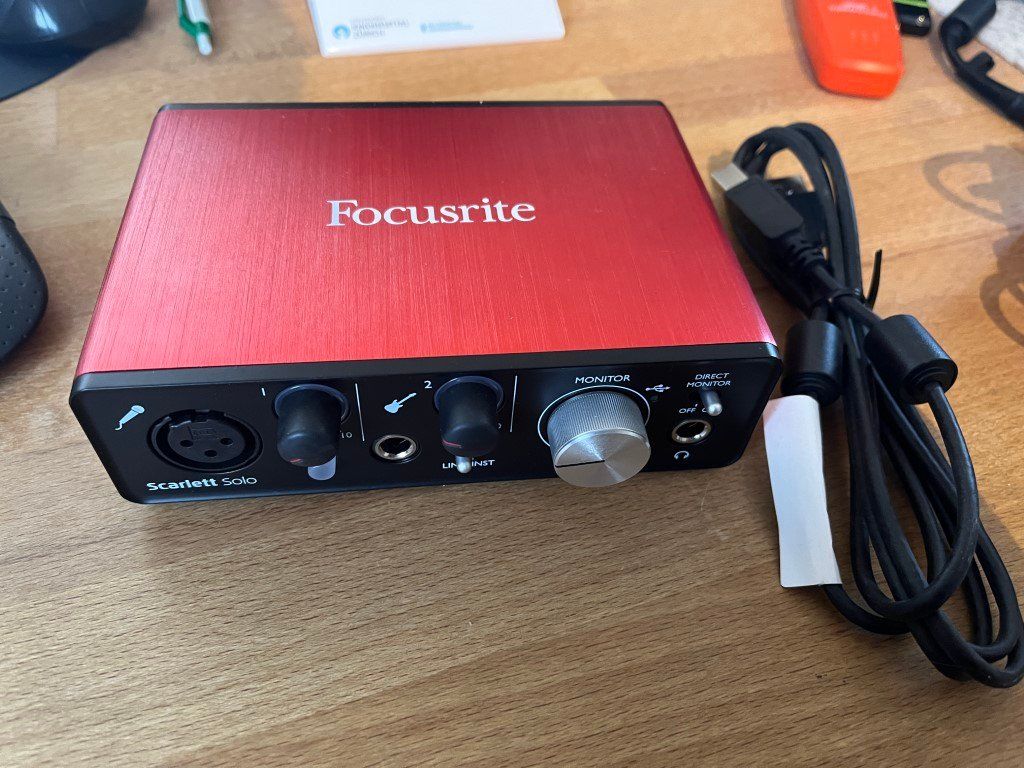 Focusrite Studioequipment: Focusrite Scarlett Solo 2nd Gen No2 – Gebraucht aus Brunnen von