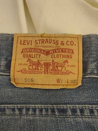 Original Levi Strauss & Co. 506 Grösse 34 / 32 Blue Jeans