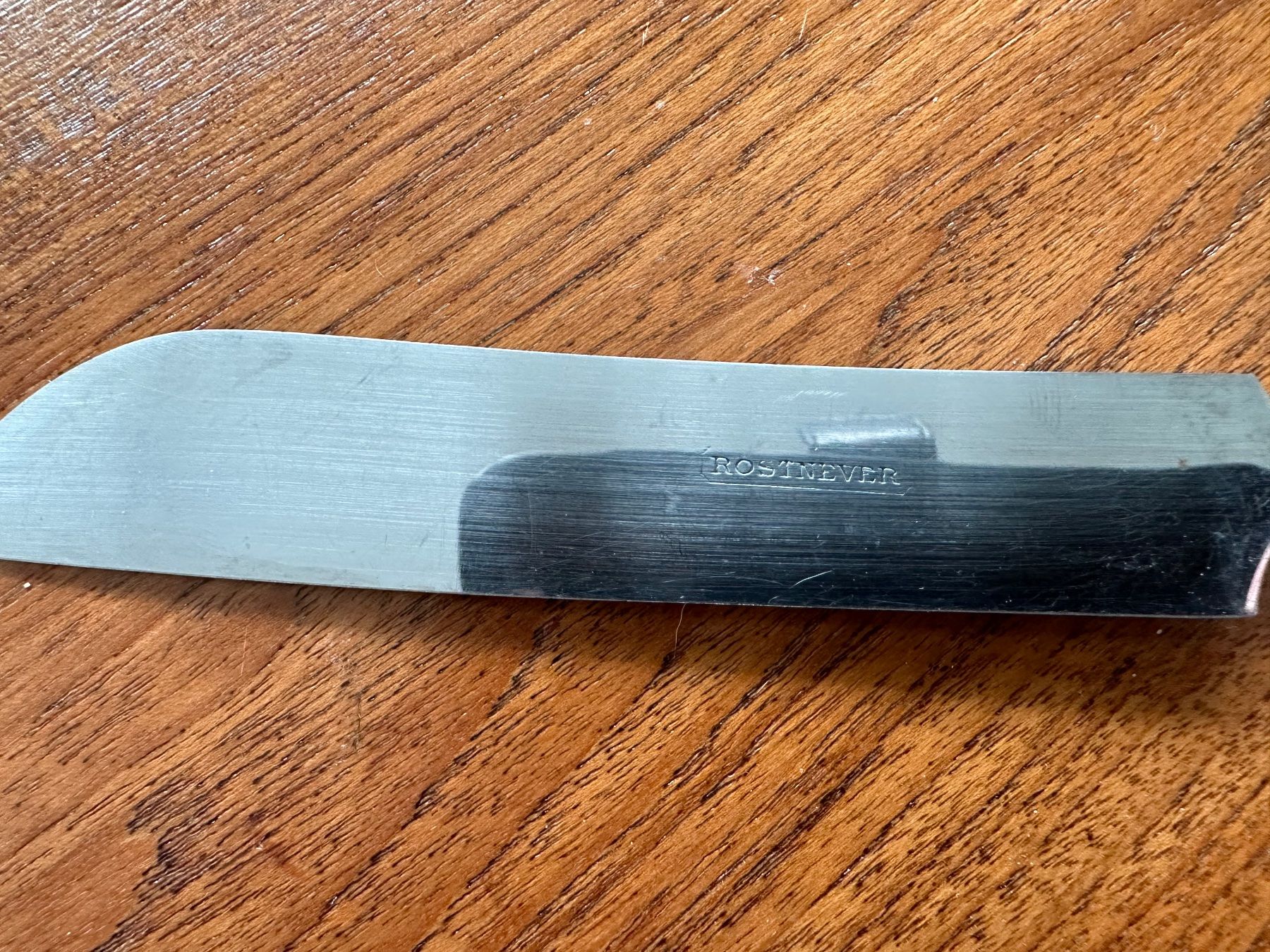 Posate: Grosses Messer mit Horngriff rostfrei – Usato da Interlaken venduto da StephanJJ66 1