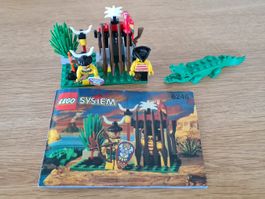 Vintage LEGO System Piraten Insulaner 6246 Set & Anleitung